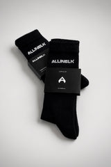 ALLINBLK UNISEX SOCKS